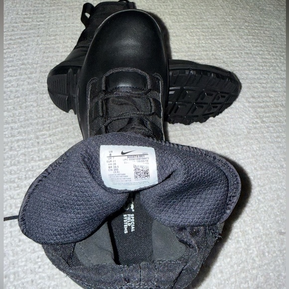 Mens Nike SFB Gen 2 8" Tactical Military Boots Black - Picture 7 of 7